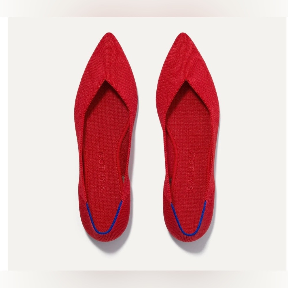 Rothy's The Point - Bright Red - W8.5